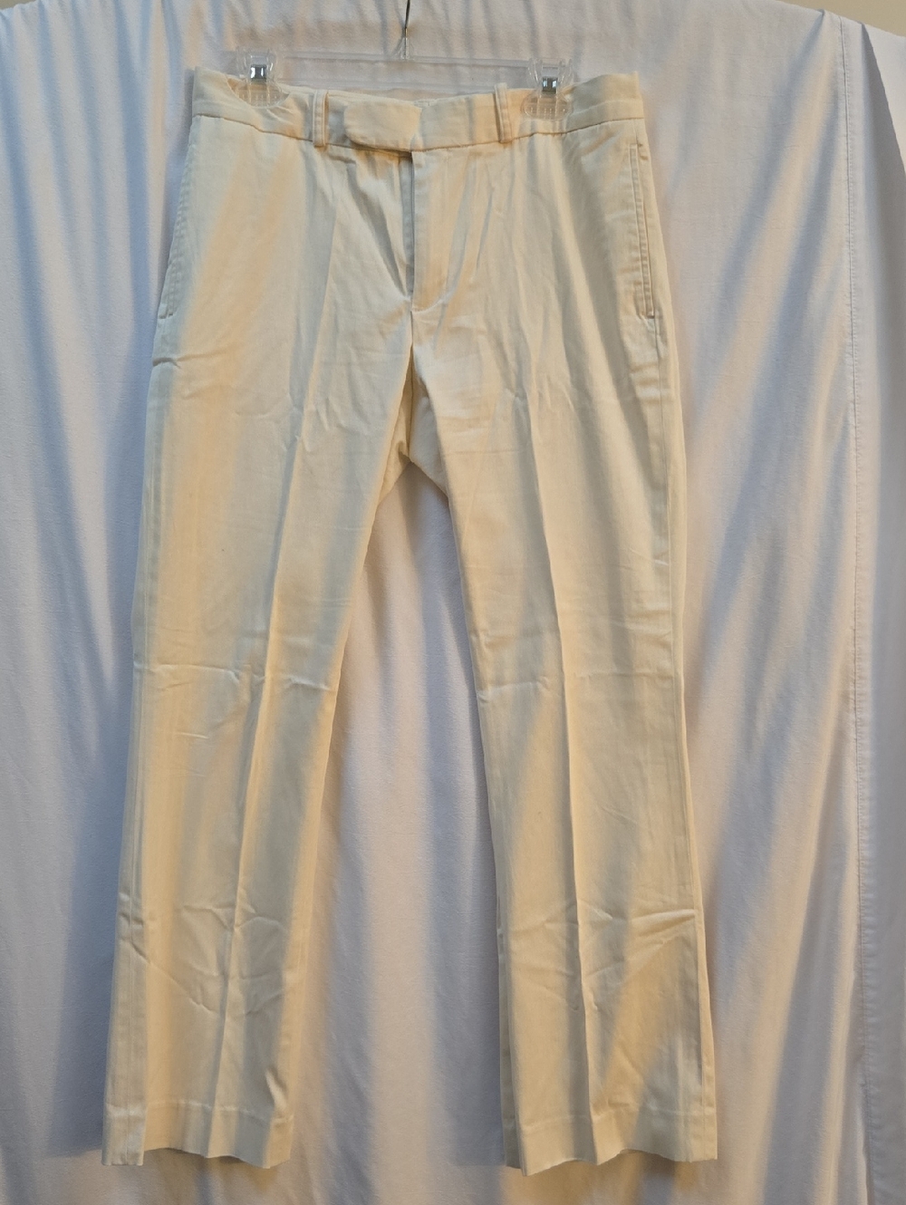 Ralph Lauren Cream Men's Dress Pants - Straight Leg